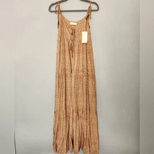 Natalie Martin Tan Maxi Dress